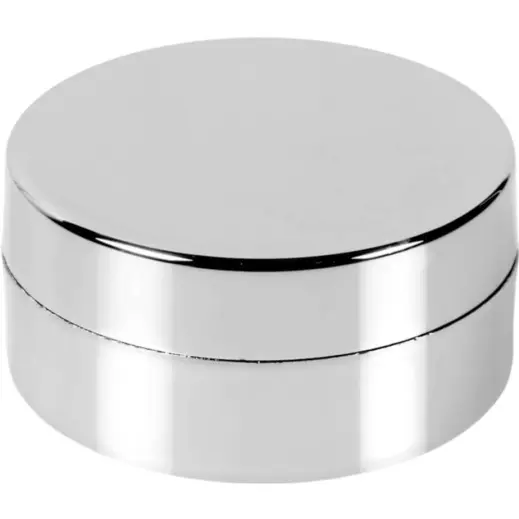 Glamorous Disc Lip Balm Silver Closed